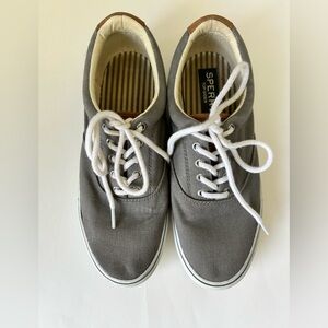 Men's Sperry Topsider Striper II CVO Sneaker size 8.5 grey gray